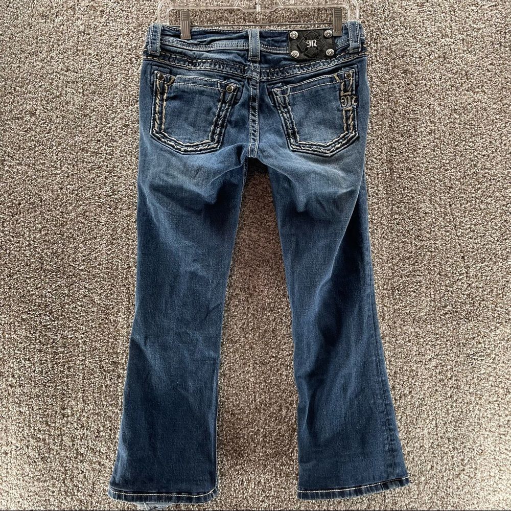 Miss Me Blue Women's Boot Cut Jeans Dark Wash Size 27 J55408B7